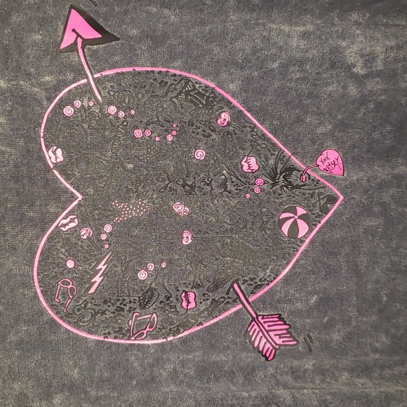 EUC Torrid Betsey Johnson soft Valentine's heart hoodie dress. Worn once. Sz 2 - Picture 5 of 12